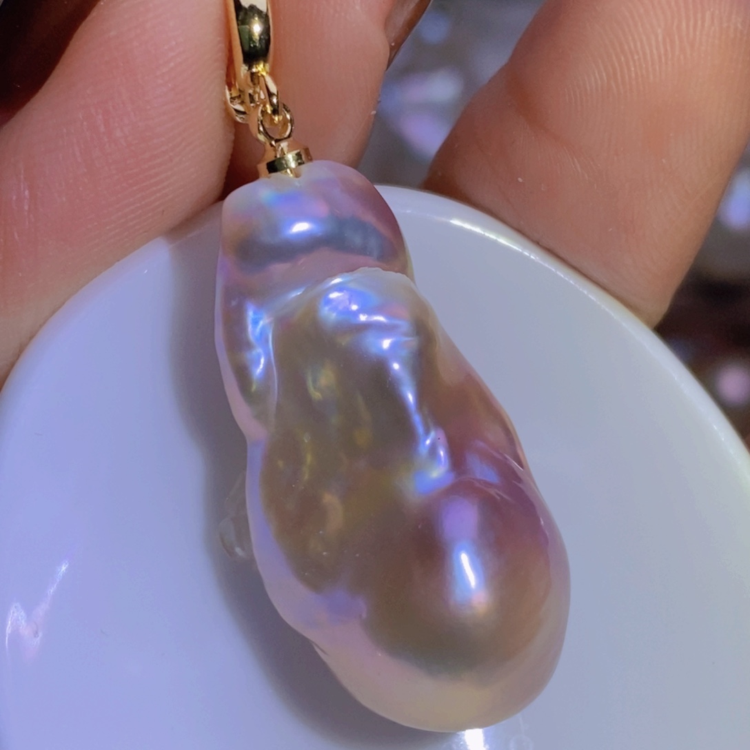 淡水珍珠淡水珍珠银S925镶嵌