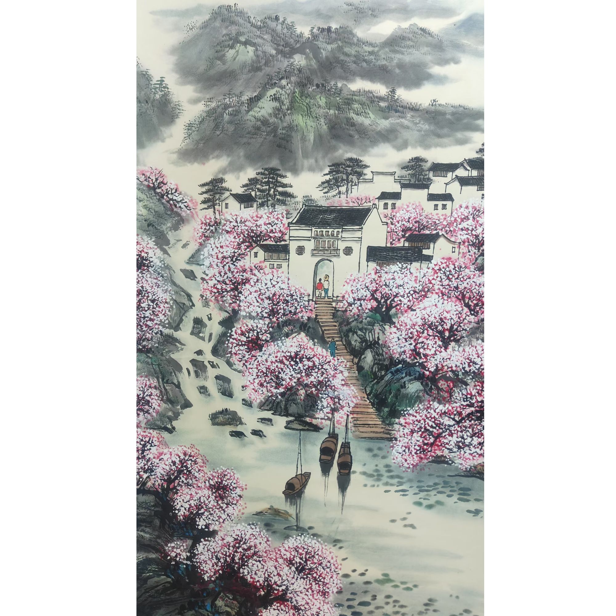 宋  风景立轴138*68约8.4平尺