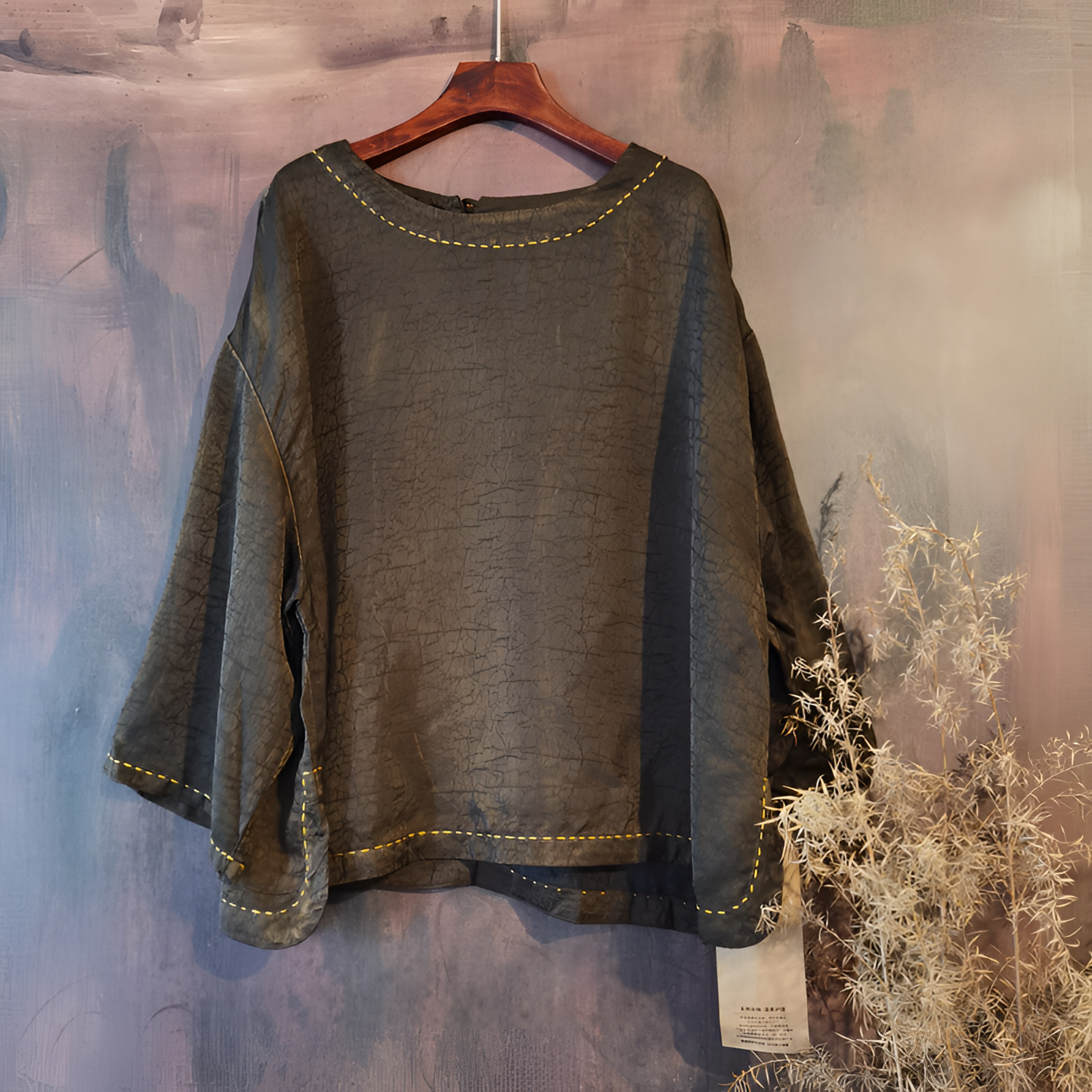 7757老钱风高品手工上衣65.135