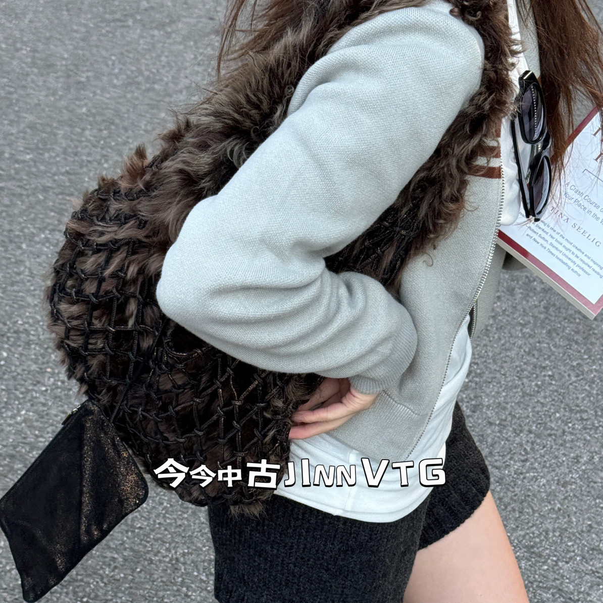 95新 BOTTEGA VENETA/葆蝶家 《年末大促》卷毛网兜限定和尚腋下包