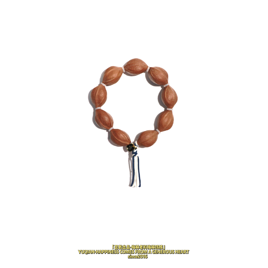 【昱乾出品】原生态百年老树梅林铁核手串原皮素核三年老料