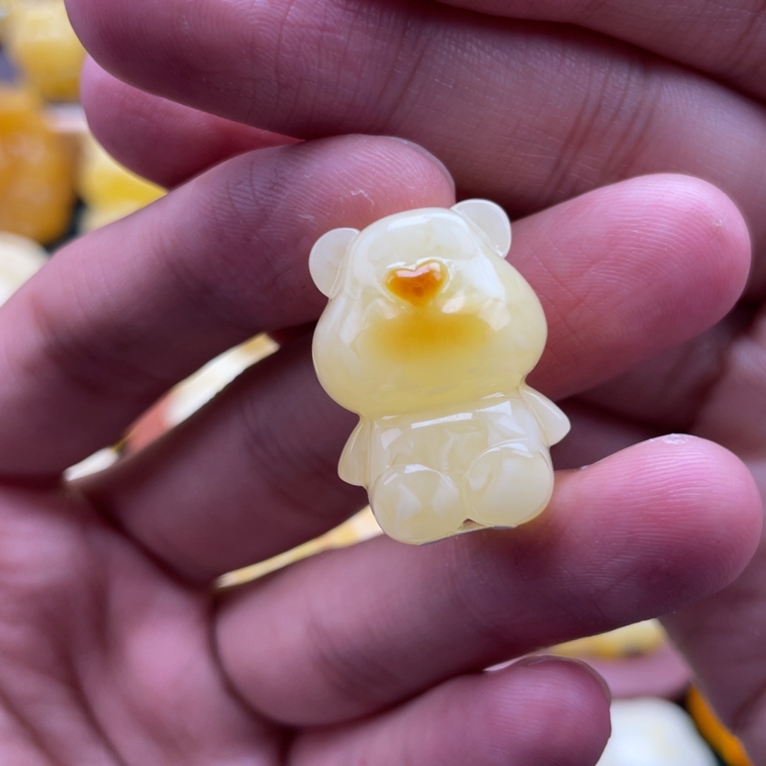 琥珀未镶嵌裸石蜜蜡