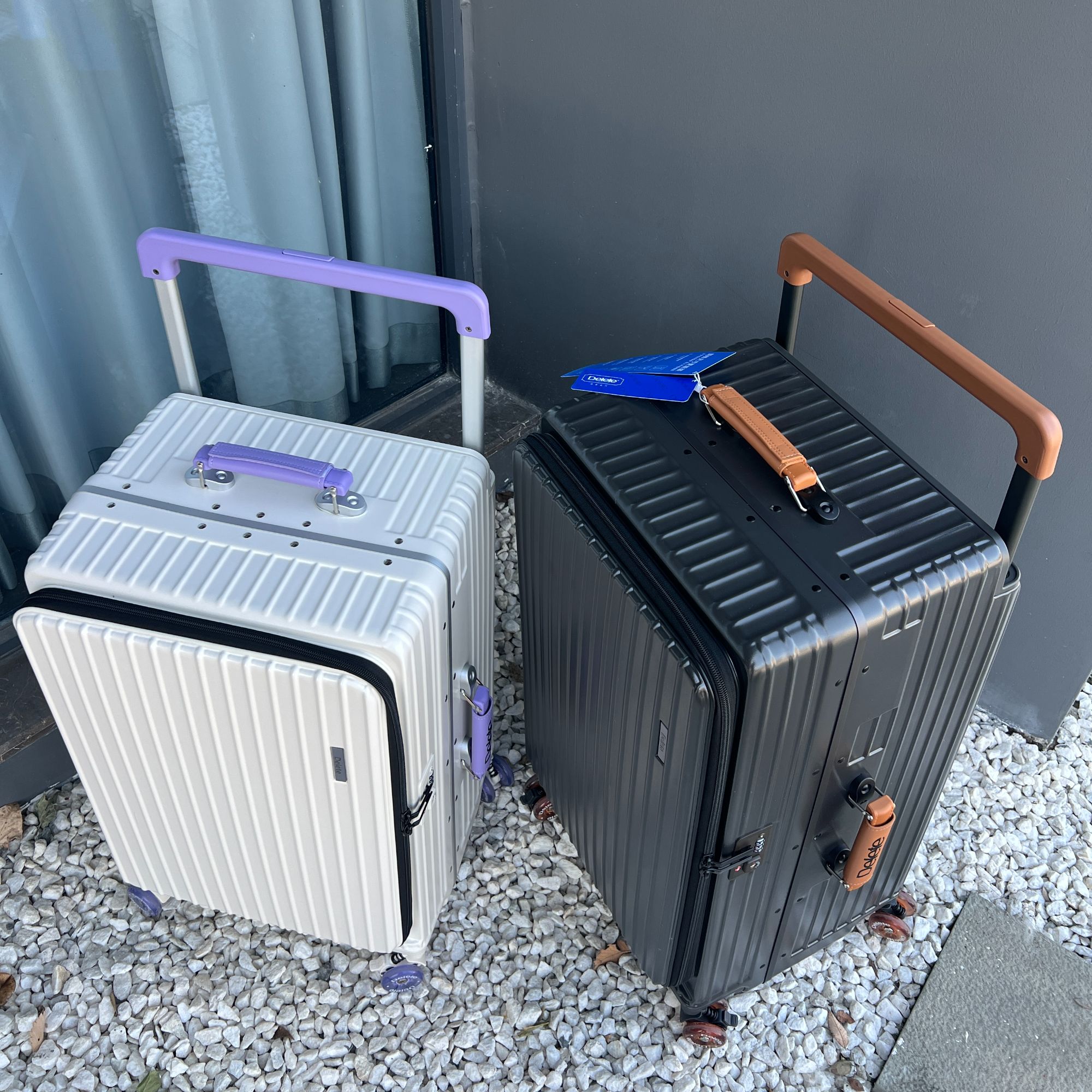 一九开铝框高货行李箱多功能溜冰鞋轮静音20寸登机宽拉杆旅行箱