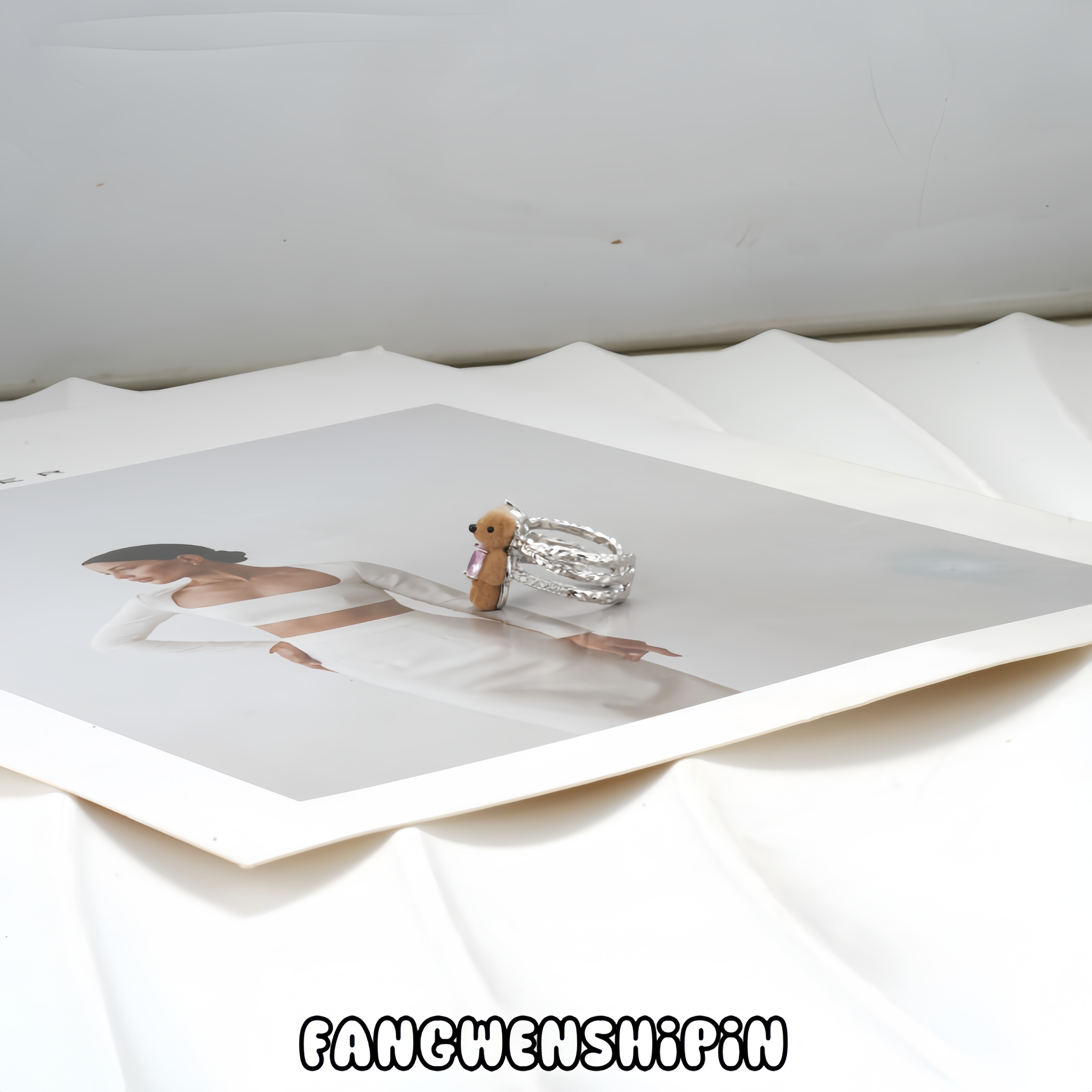 铜合金锆石戒指 时尚百搭戒指1524