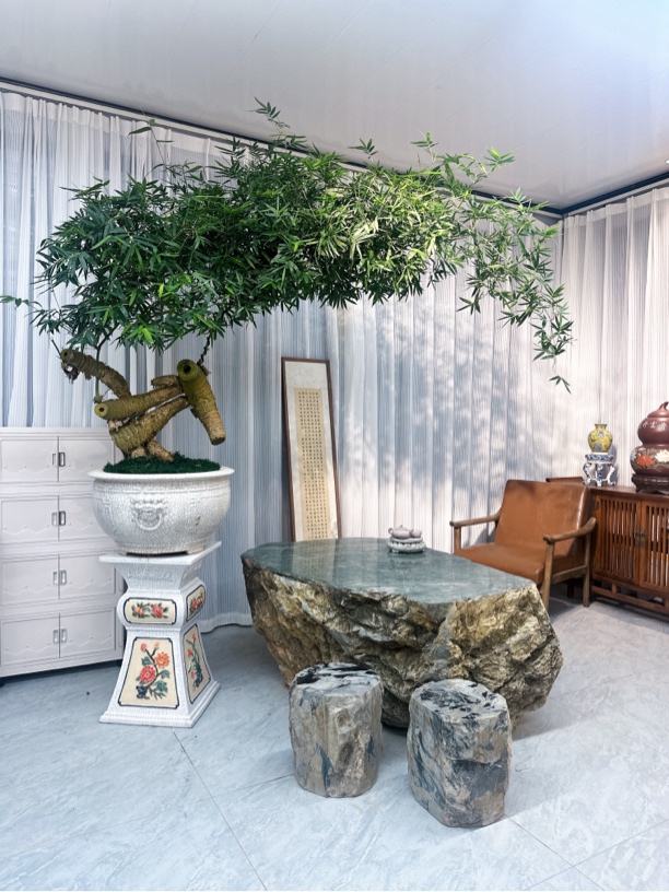 精品小叶簕竹连体怪桩