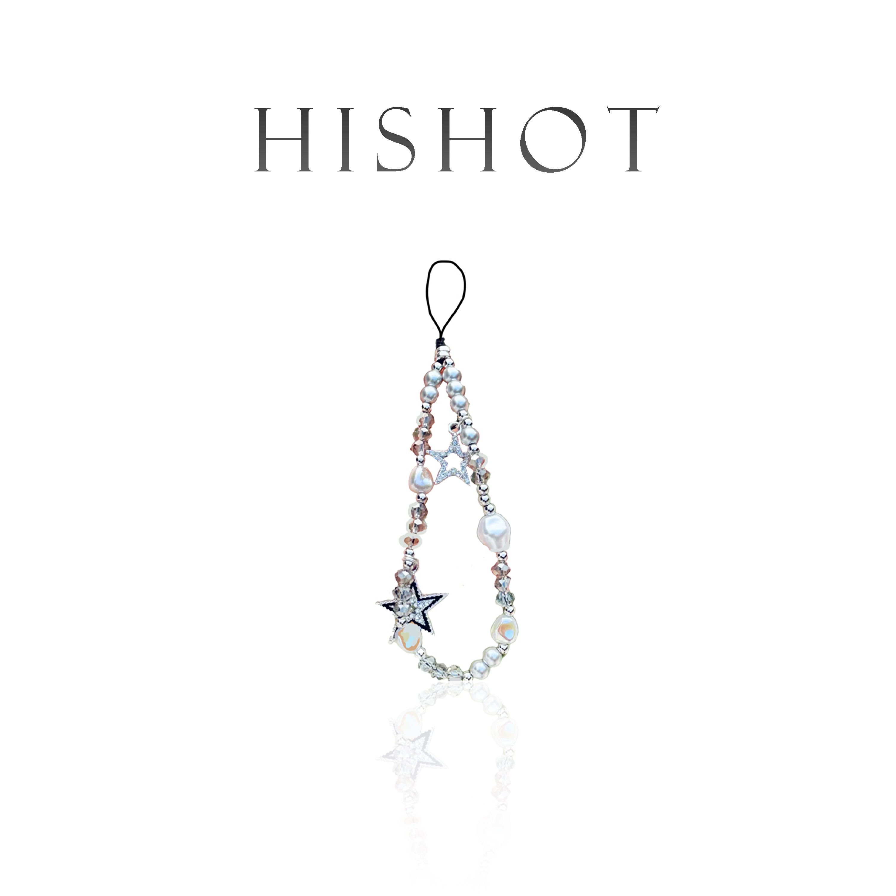 Hishot|正品梦幻星星闪闪原创通用挂链短款创意手工ins手机挂绳