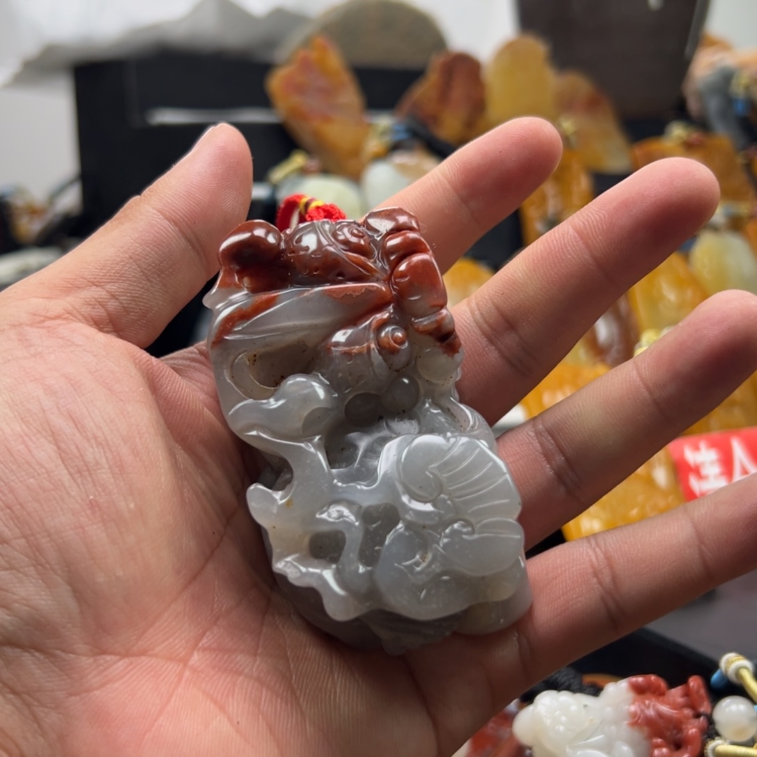石英质玉（黄龙玉）未镶嵌hly