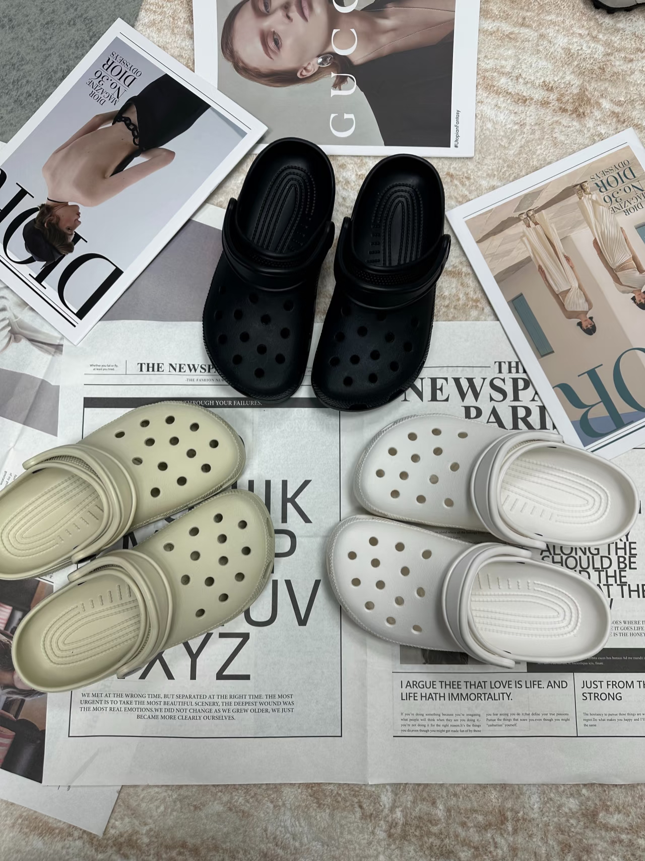 明星同款（跟高2cm）沙滩包头鞋户外鞋洞洞潮流外穿cs鞋拖轻奢鞋子