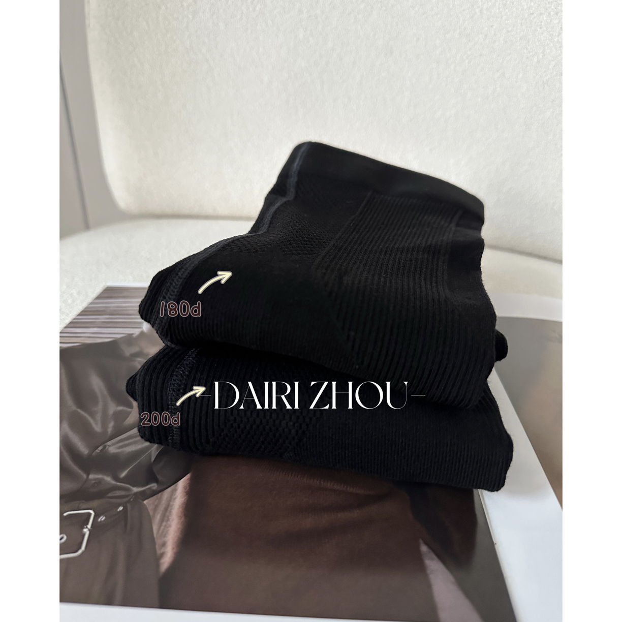 DAIRI ZHOU▪️心跳的频率 180D遮胯宽适合微胖打底裤袜连袜百搭款
