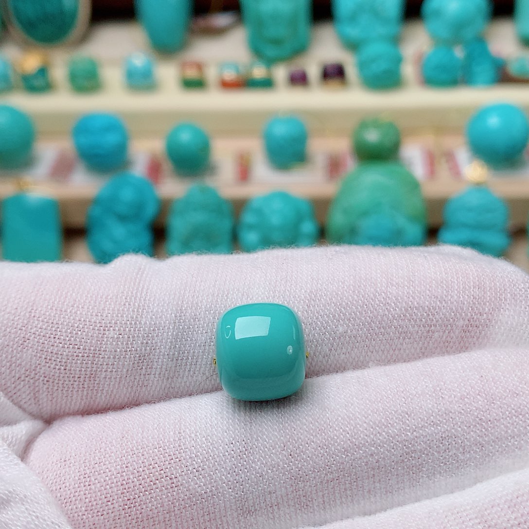 绿松石未镶嵌珠宝半成品老型11