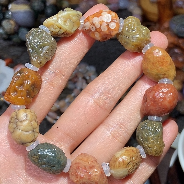 玛瑙/玉髓珠宝半成品未镶嵌