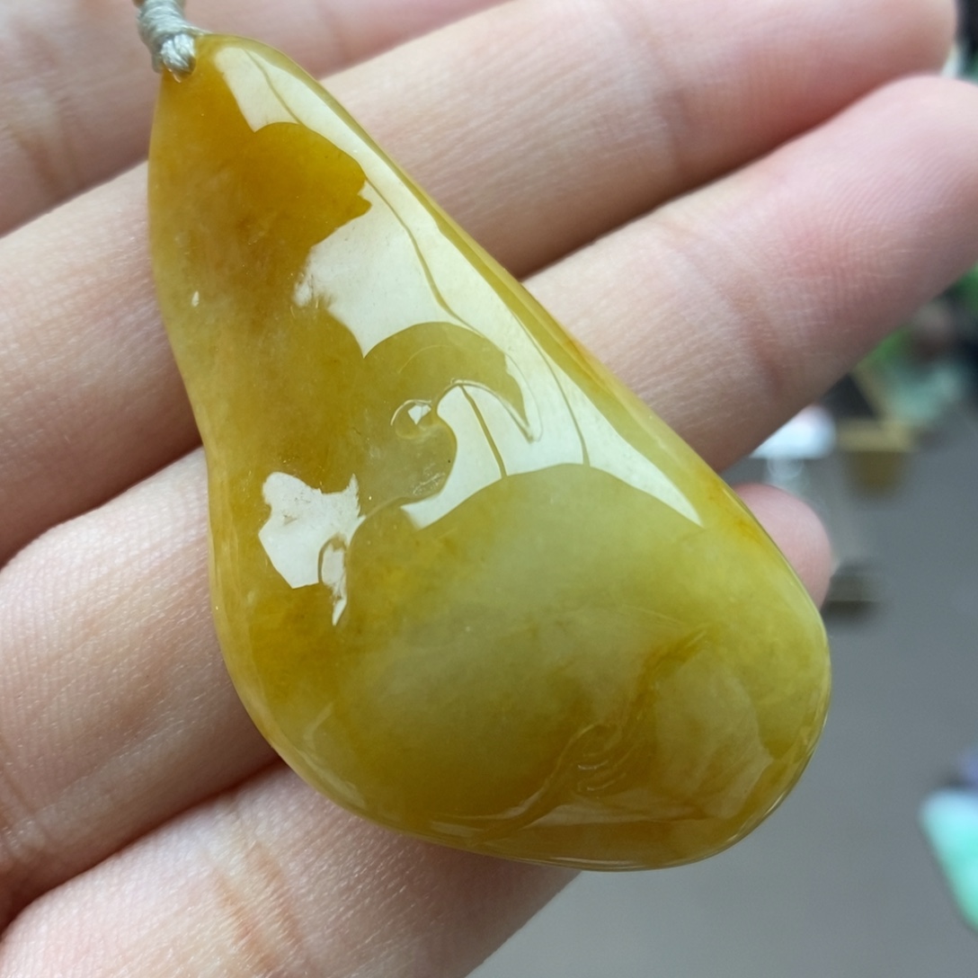 翡翠未镶嵌颈饰吊坠2