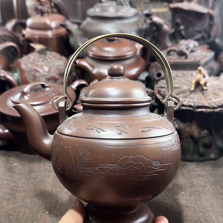 泥塑专****袋紫砂壶茶具茶