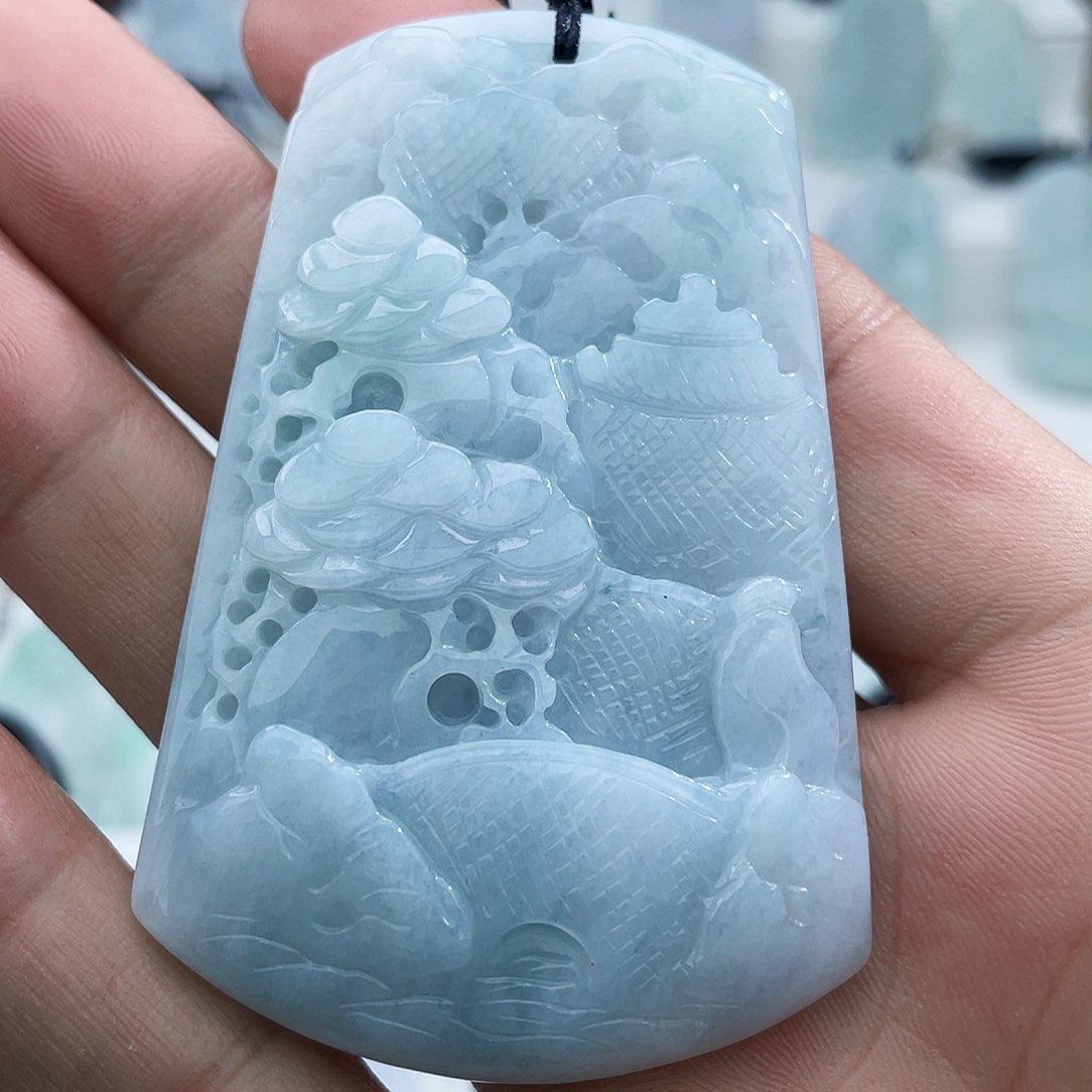 颈饰未镶嵌翡翠翡翠