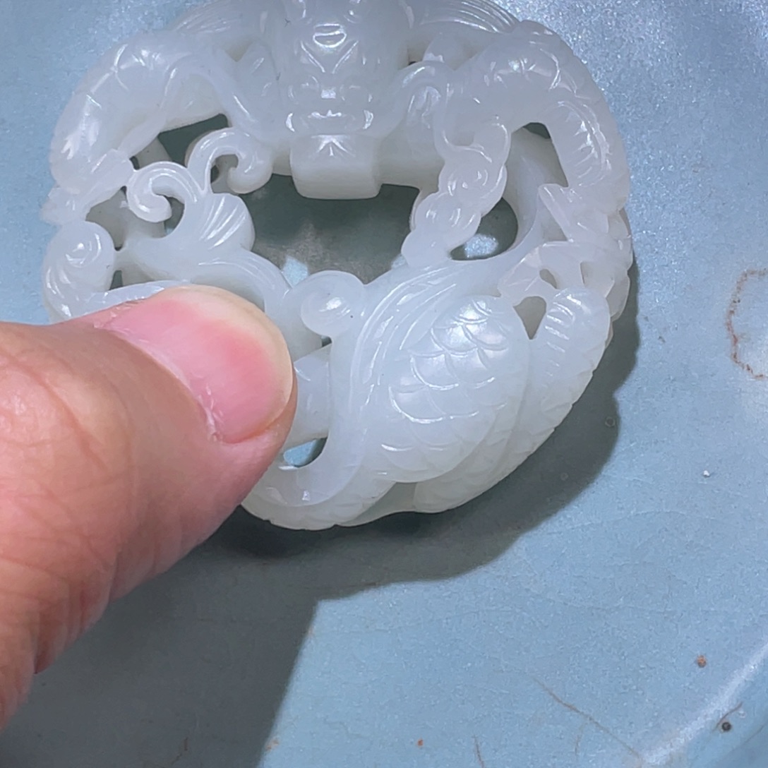 茶盏旧*片纯手工制作