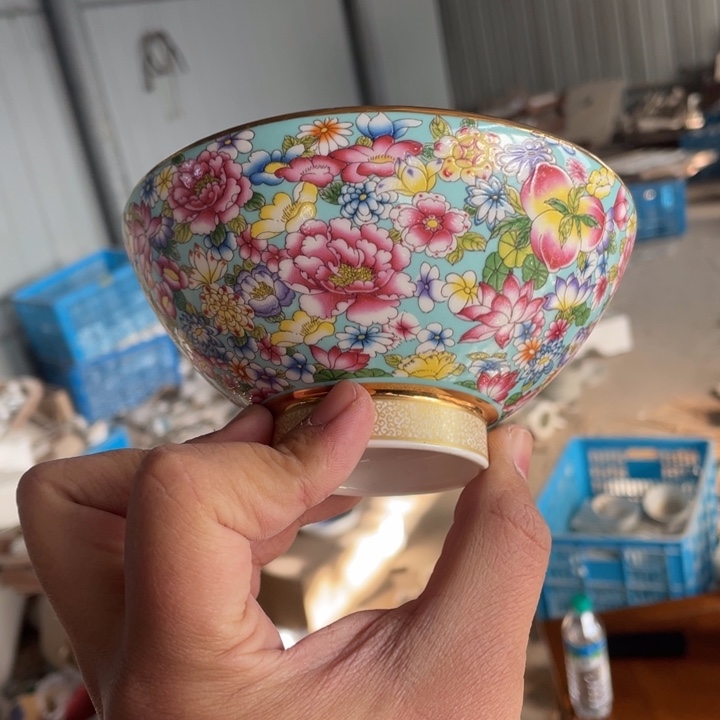 碗瓷景德镇高温细白瓷