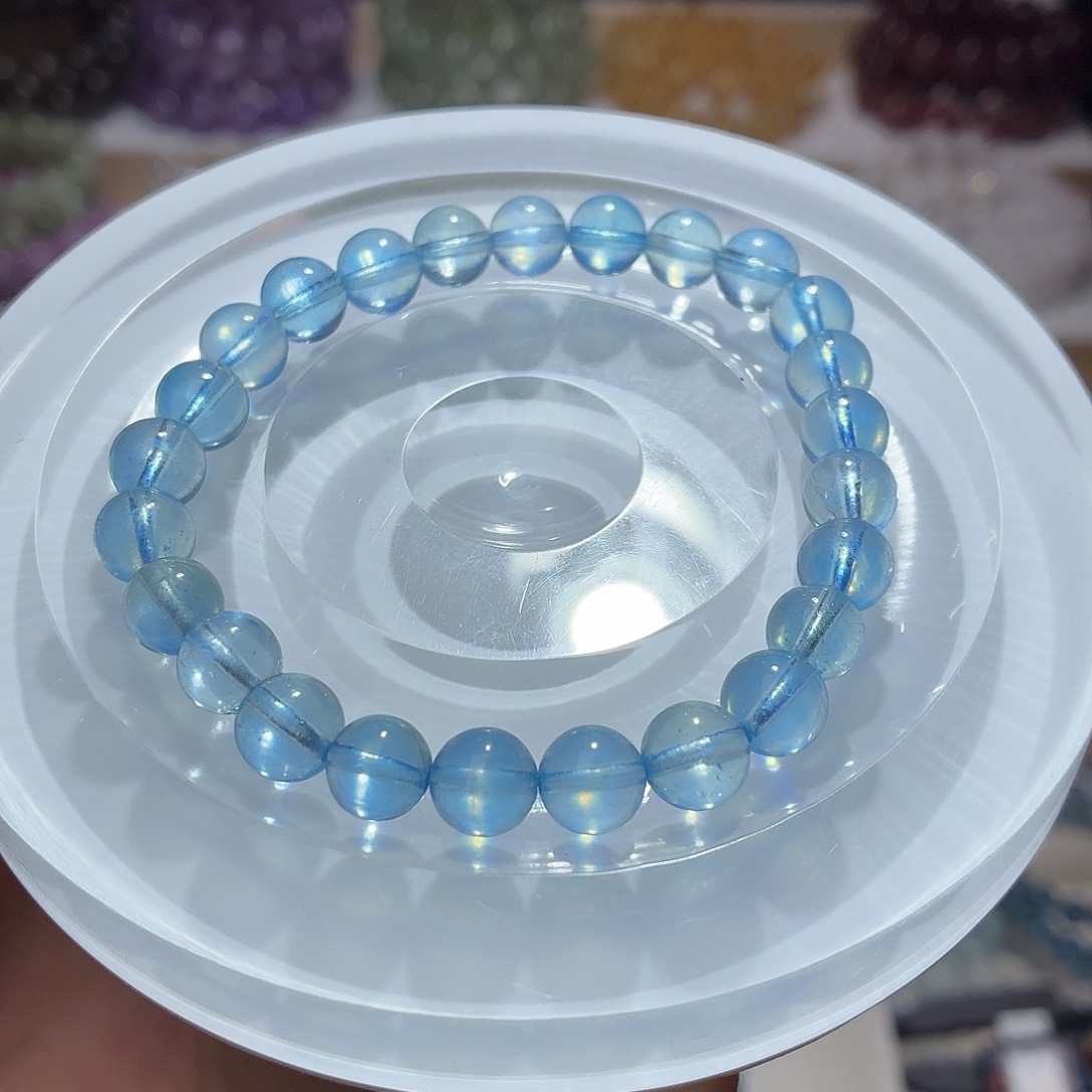 乐***悠水晶手串未镶嵌7➕