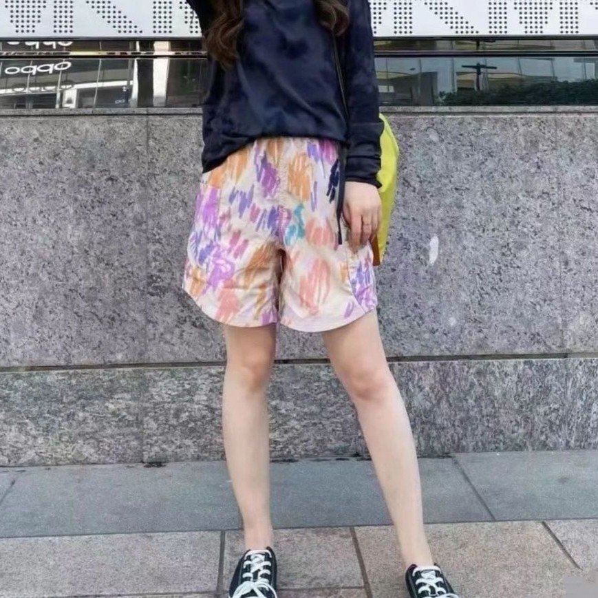 《素》女士运动休闲轻薄速干多口袋短裤