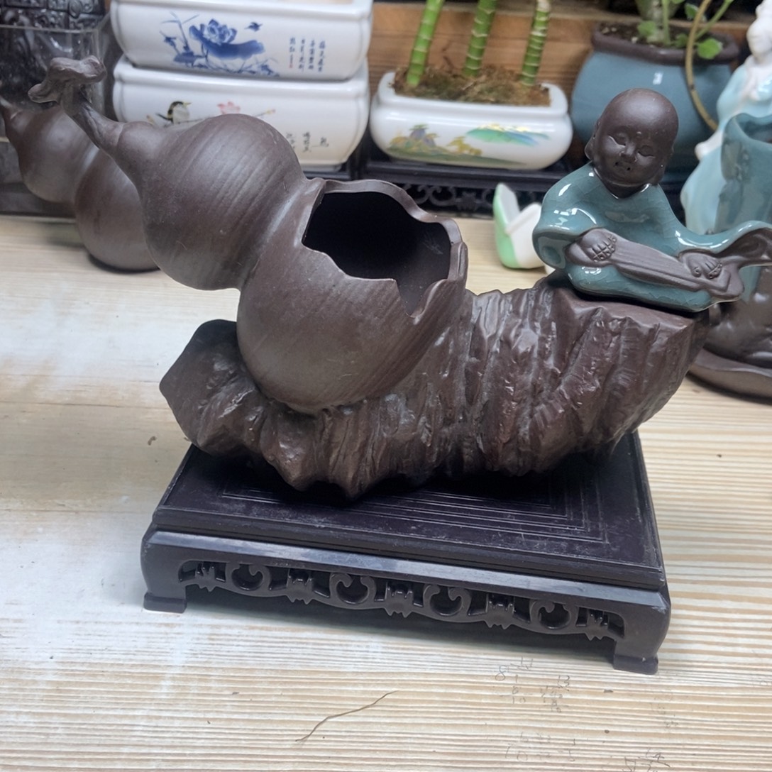 瓷片陶瓷花盆陶瓷艺术