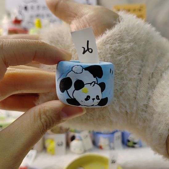 小熊猫拇指盆系列