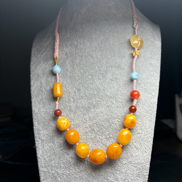 随型老蜡DIY锁骨链