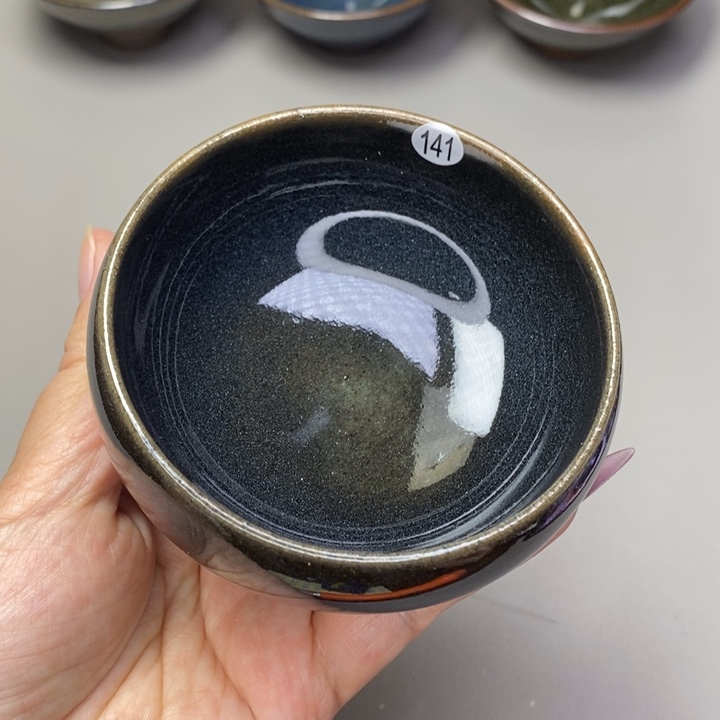 茶盏建窑建盏磨底柴烧主人杯