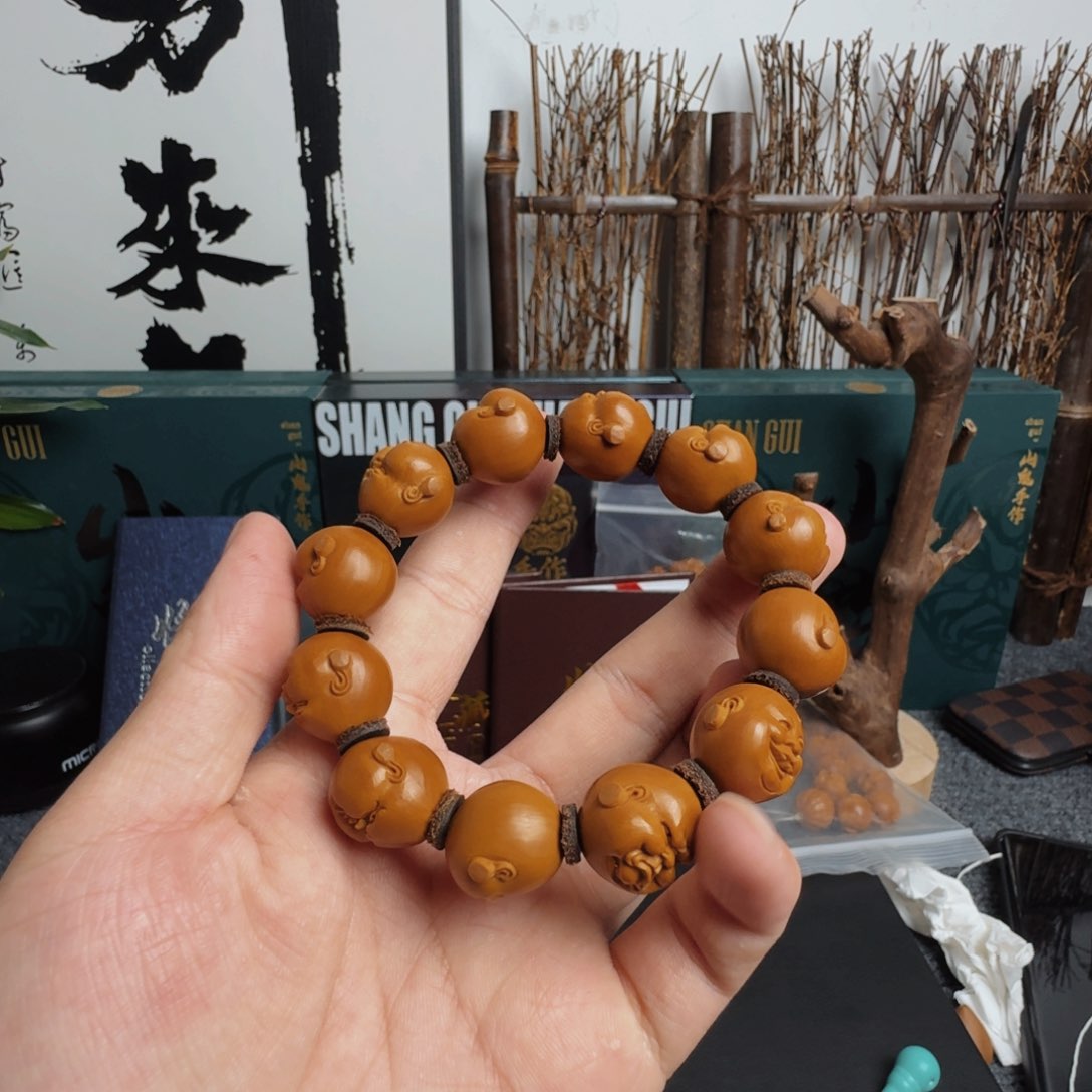 橄榄核手串/手链大**龙人少百态