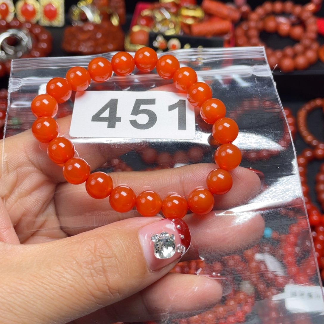 南红玛瑙珠子未镶嵌小**亖