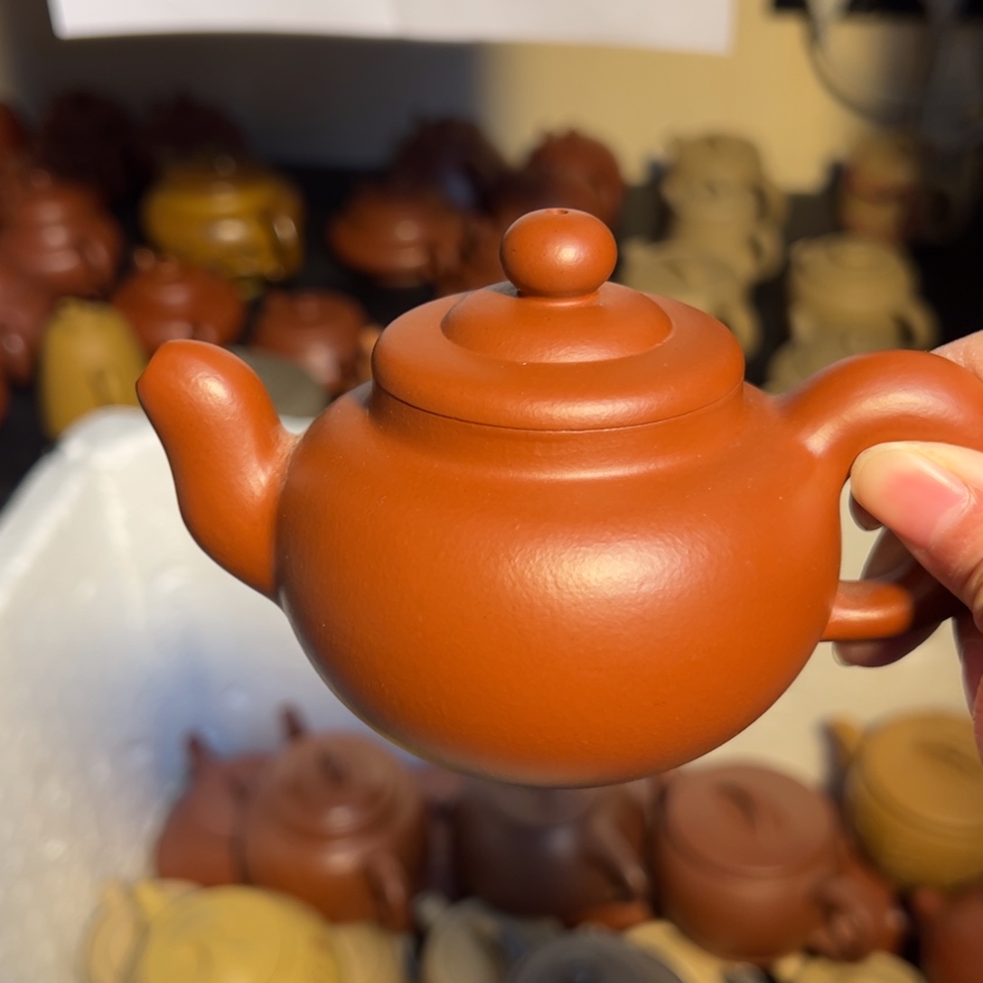 虎***爷紫砂茶壶宜兴紫砂壶朱泥