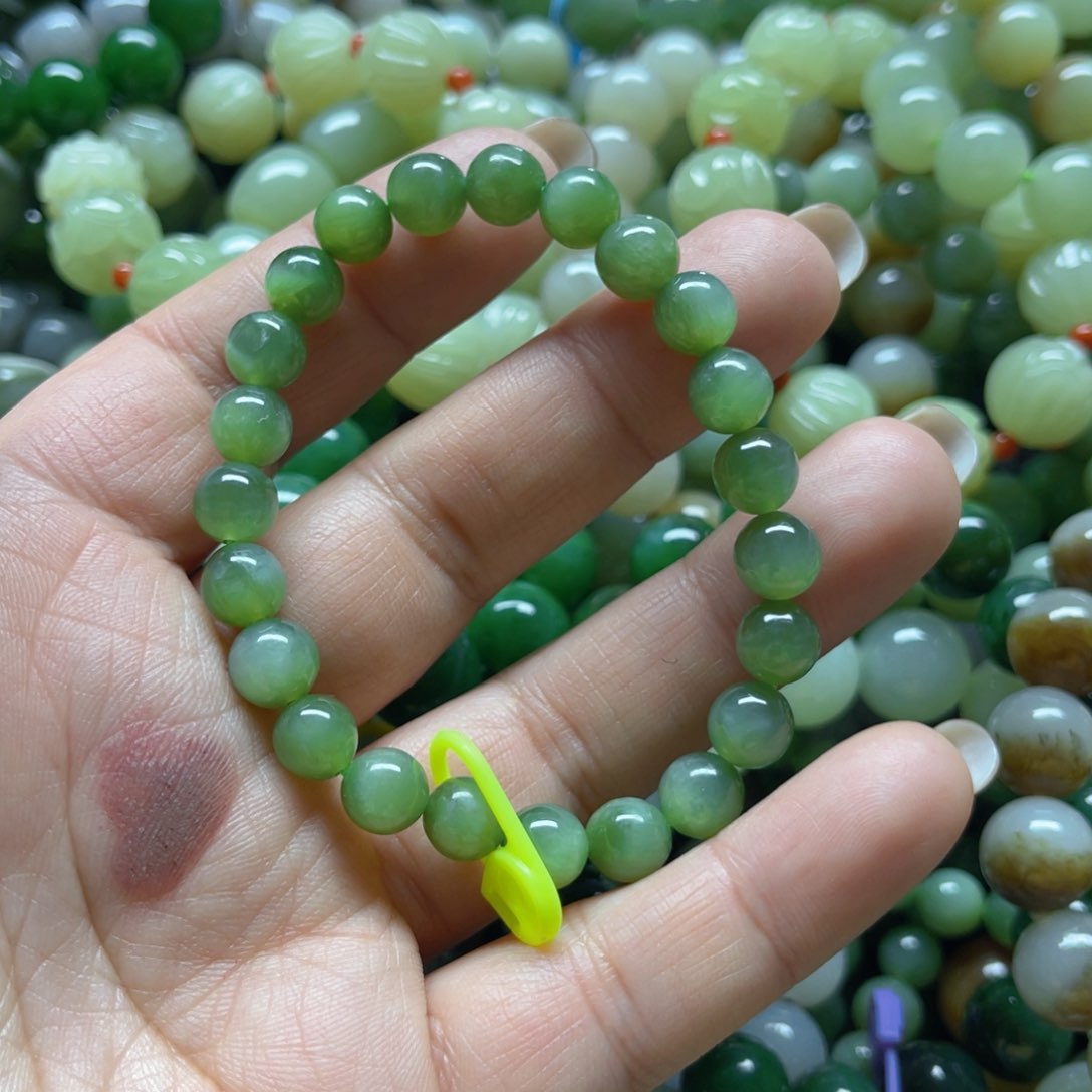 和田玉手链未镶嵌