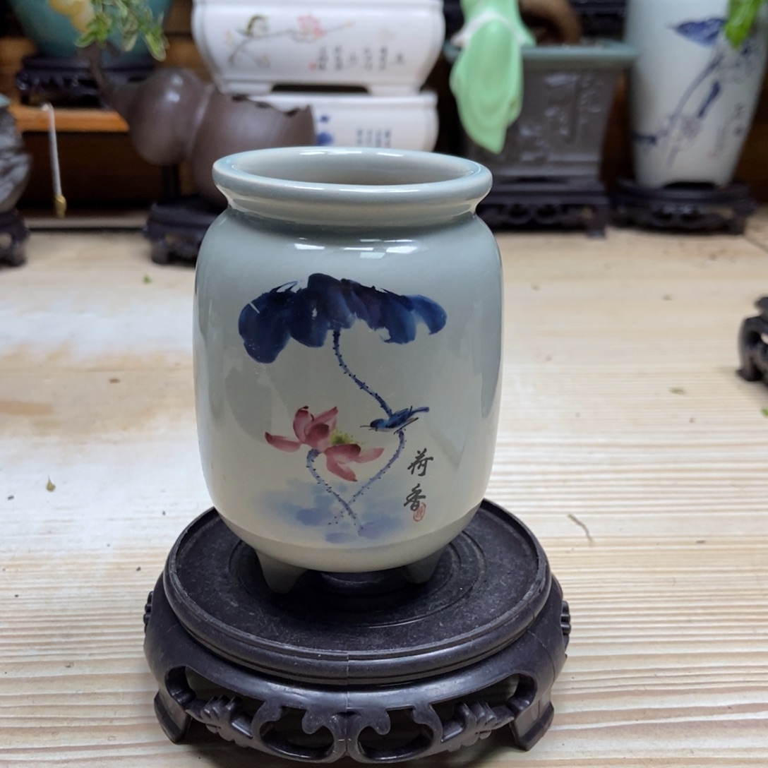 瓷片陶瓷花盆陶瓷艺术