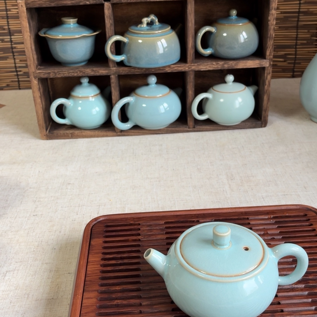 摆件陶太鼓壶微瑕