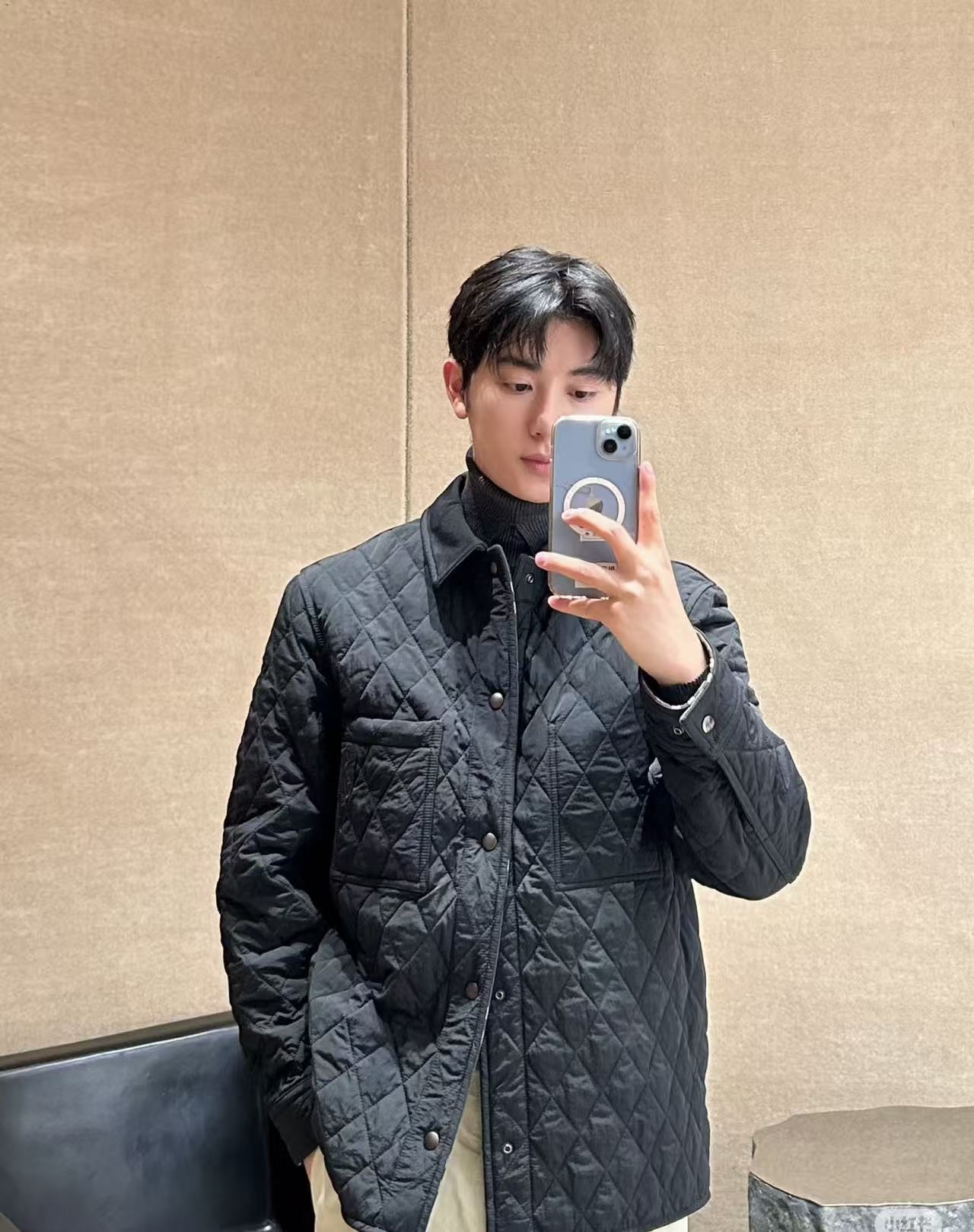 【B双面棉服】2025年男装双面棉服上衣商务休闲百搭款