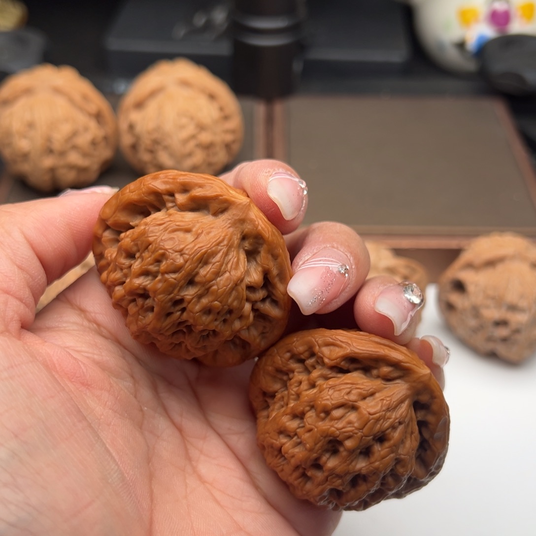 文玩核桃把件金公子44