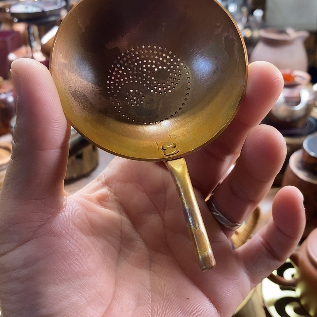 任和堂纯紫铜茶漏569699