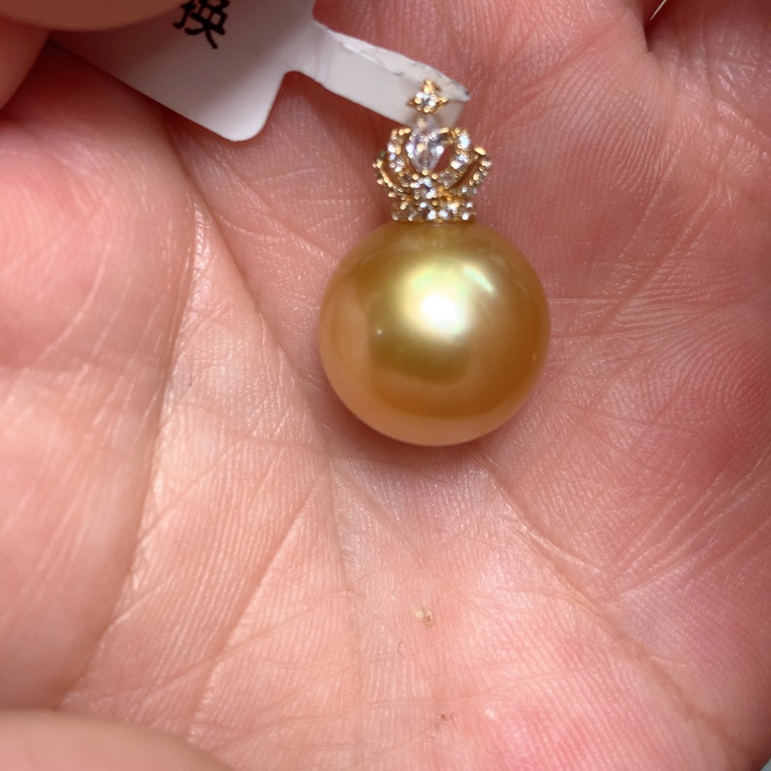 海水珍珠颈饰18K金镶嵌