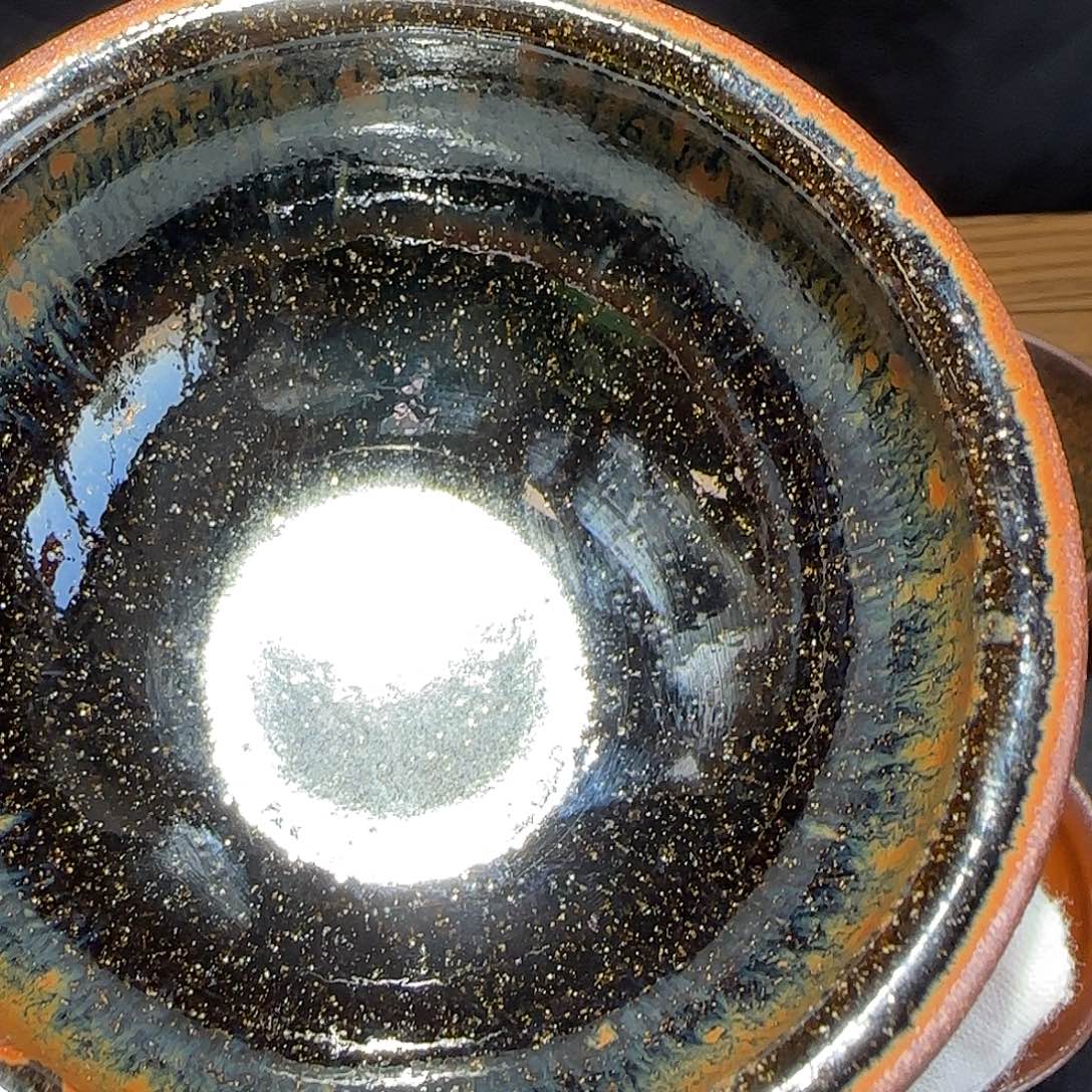 风***哥茶盏印春堂柴烧原矿