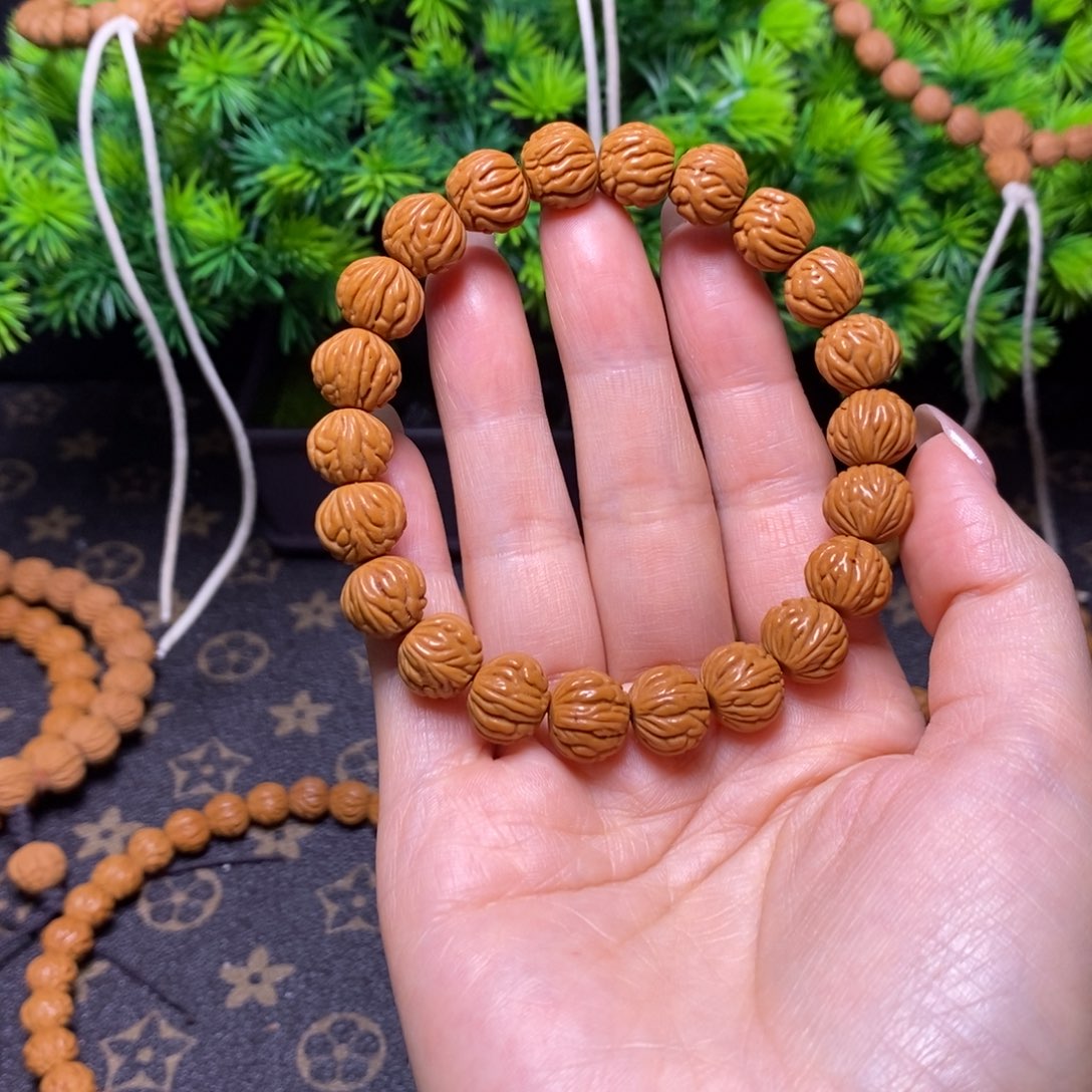 弎****桃核手串秦岭桃核