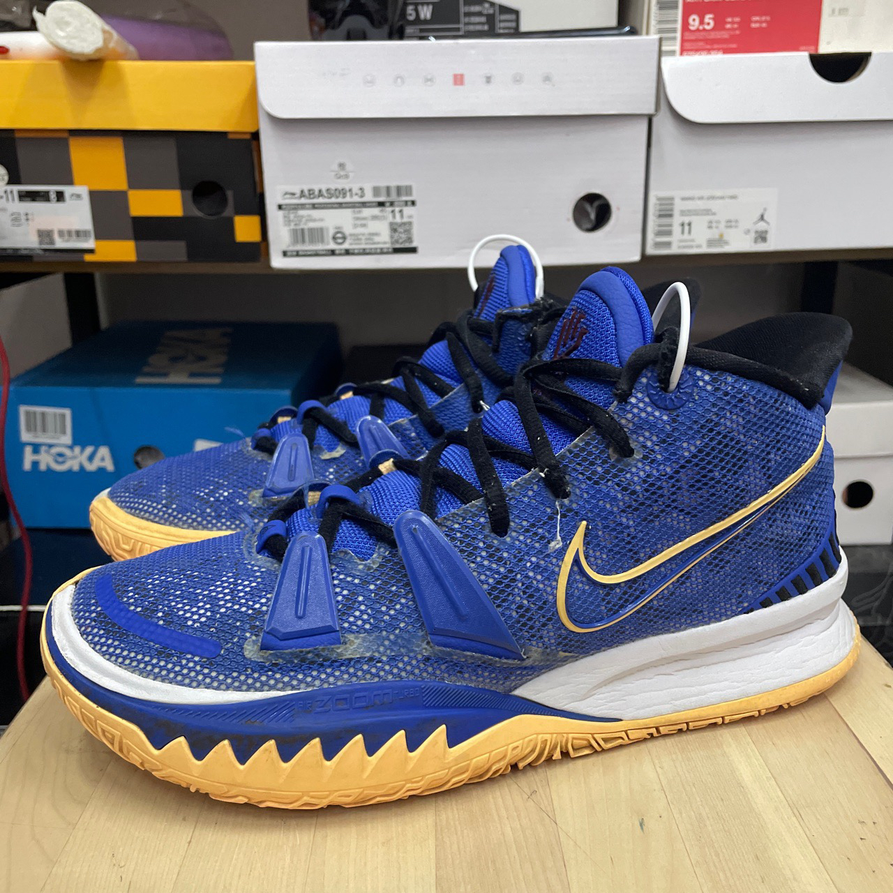 42码/欧文7 黑蓝/52188 90/篮球鞋/无原盒/CQ9327-400