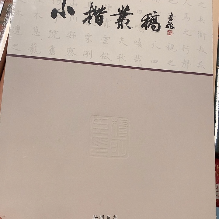 小楷从稿默认瑕疵