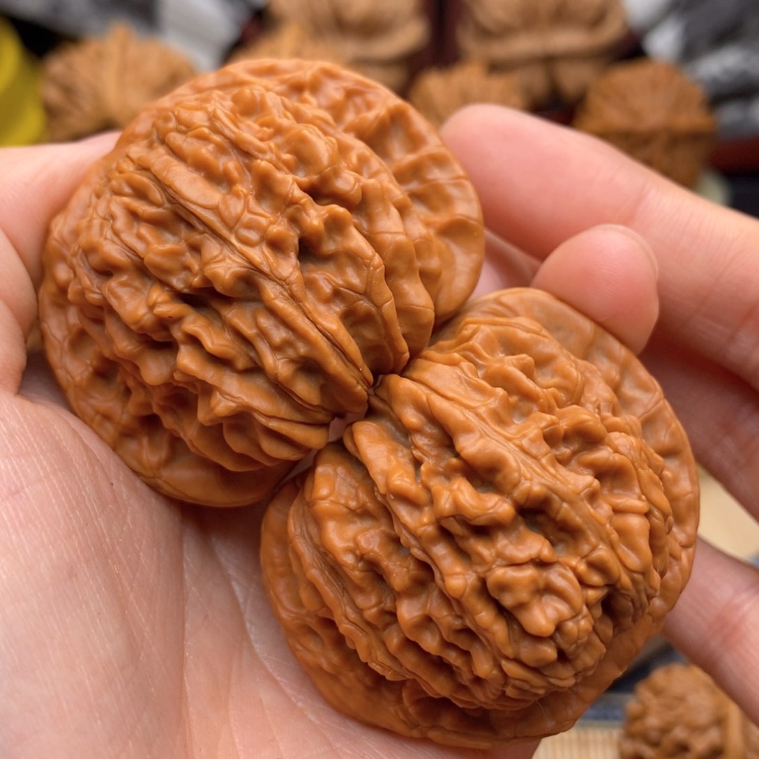 文玩核桃把件49全品四座楼