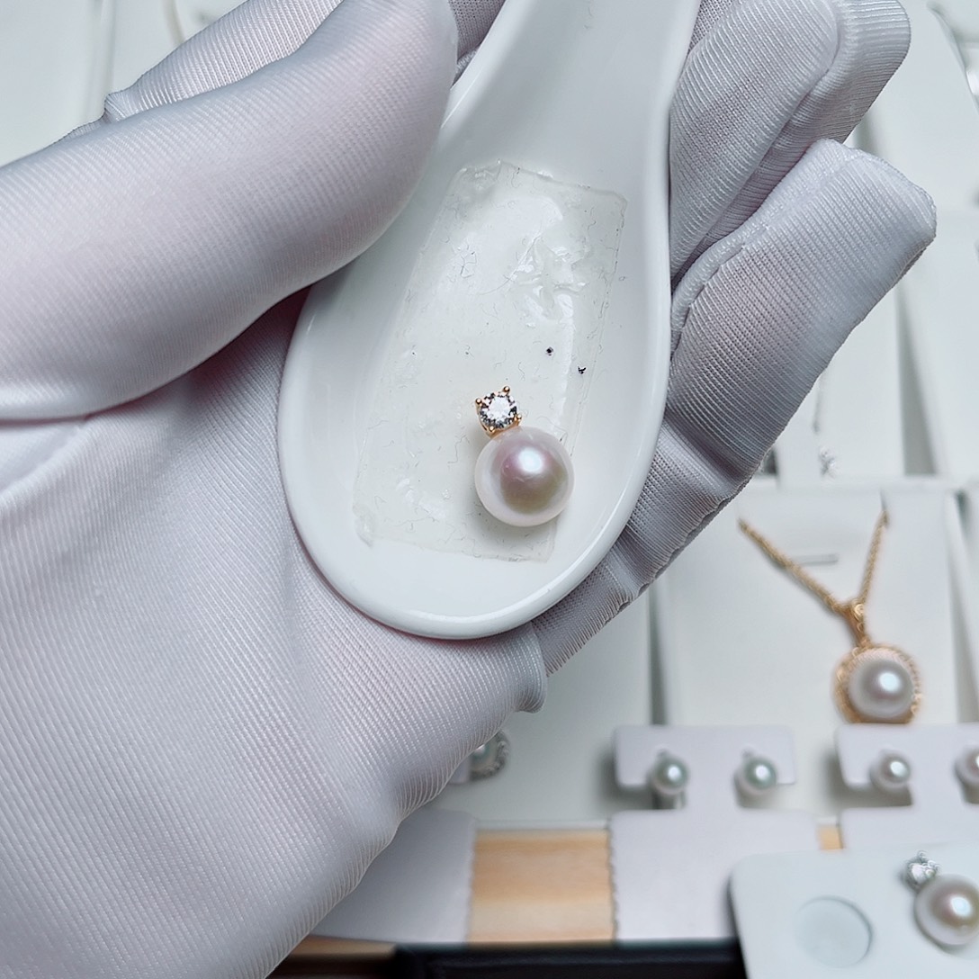 银S925镶嵌淡水珍珠手绳