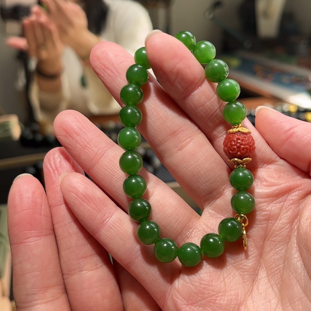 和田玉手链未镶嵌