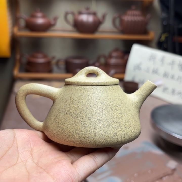 茶壶紫砂全手工子冶石瓢