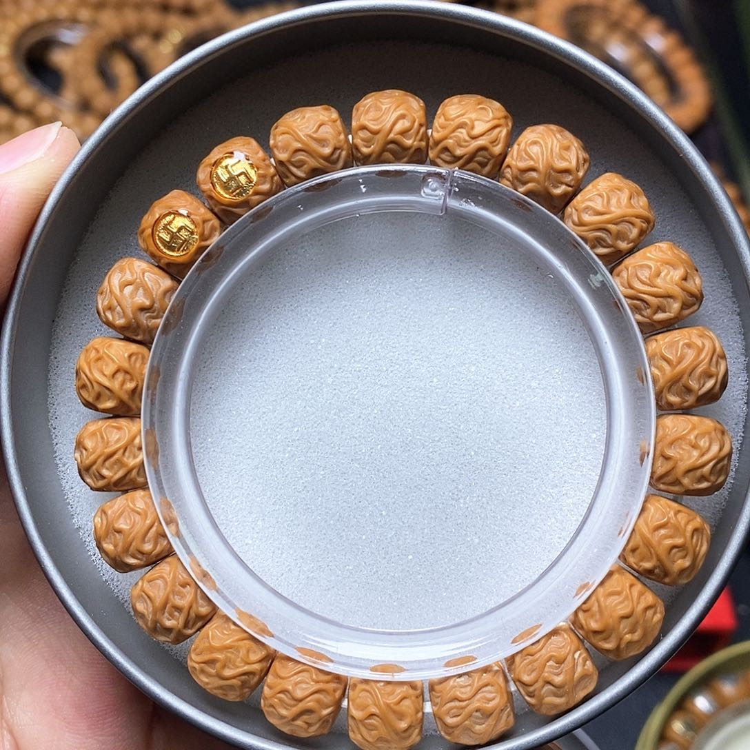 猴头核桃手串双标虎须尺寸10左右全品79号