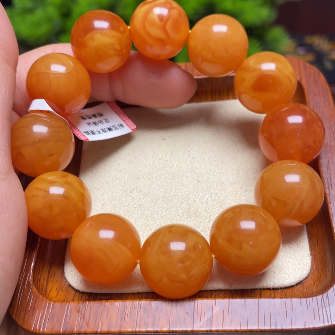 蜜蜡手链未镶嵌手串