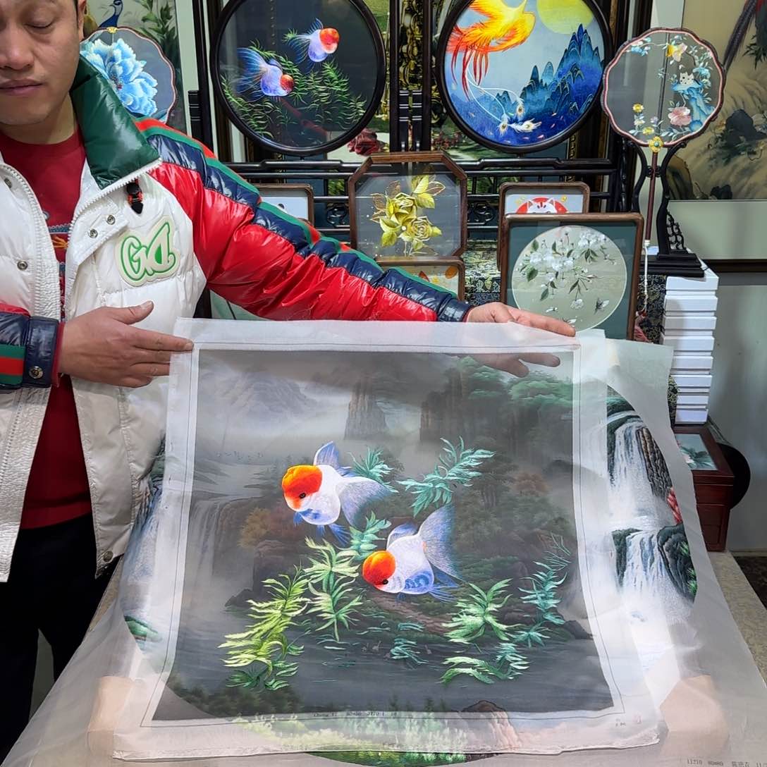 刺绣刺绣工艺精湛