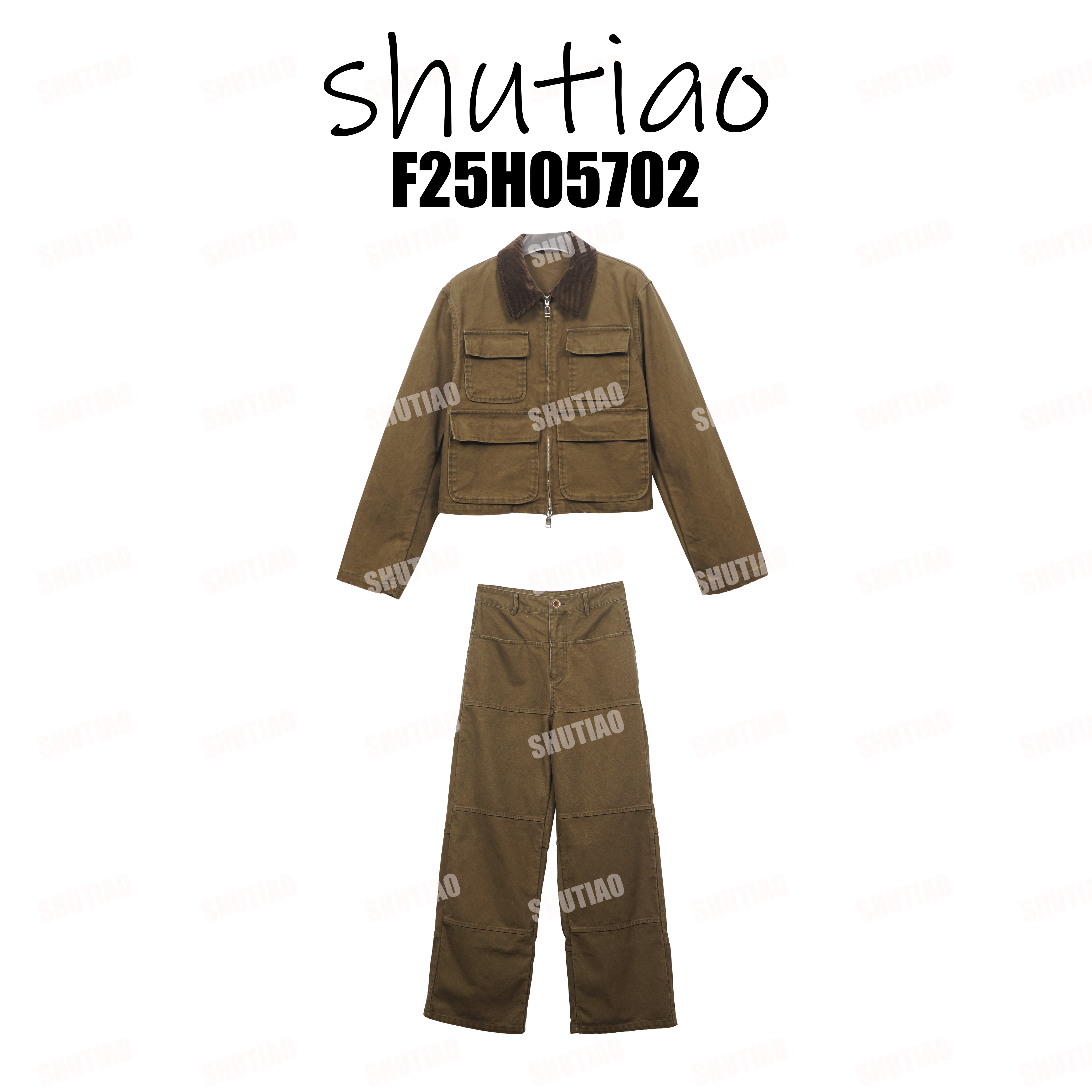 【SHUTIAO】2025秋冬：新款小众设计款套装F25H05702