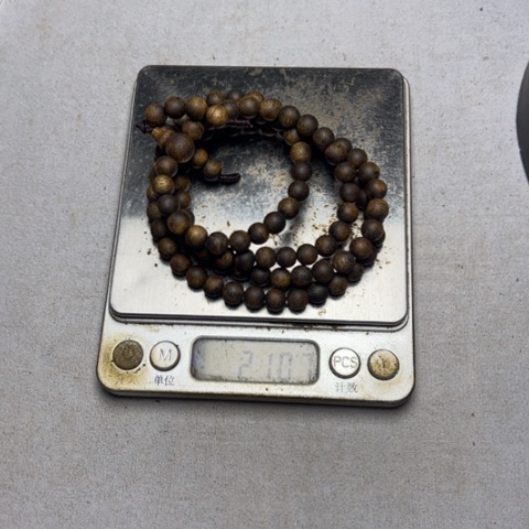 沉香手串岁**好沉香奇楠张勺子