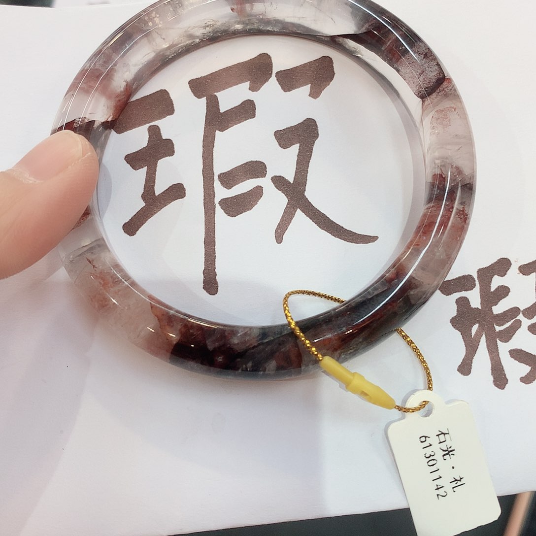 水晶手镯未镶嵌455(60::)